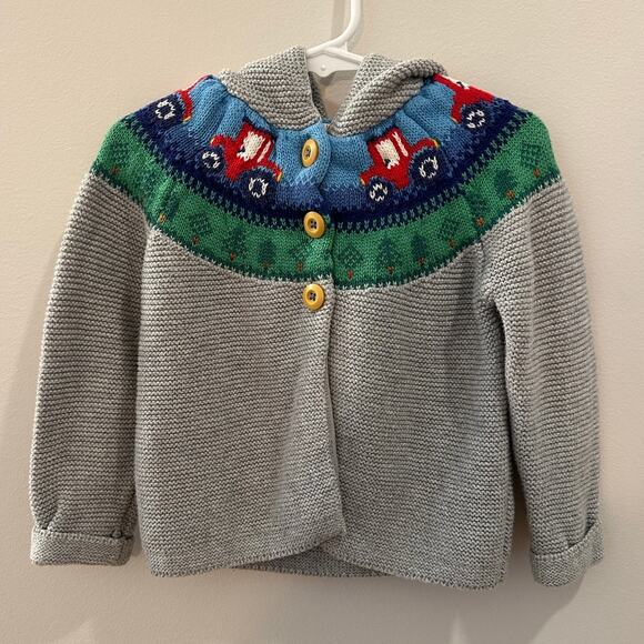 Baby Boden Tractor Sweater size 18-24mo - Picture 1 of 3
